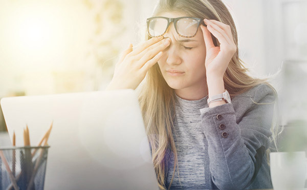 Avoid dry eyes